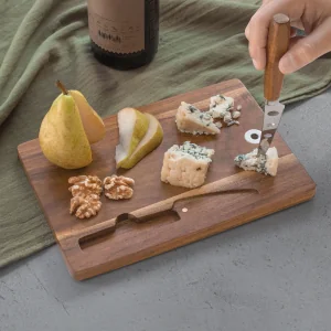 Tabla para quesos Emmental con logo para Empresas | Gourmet y Sommelier | Regalos Corporativos ChilePromo | T695-01