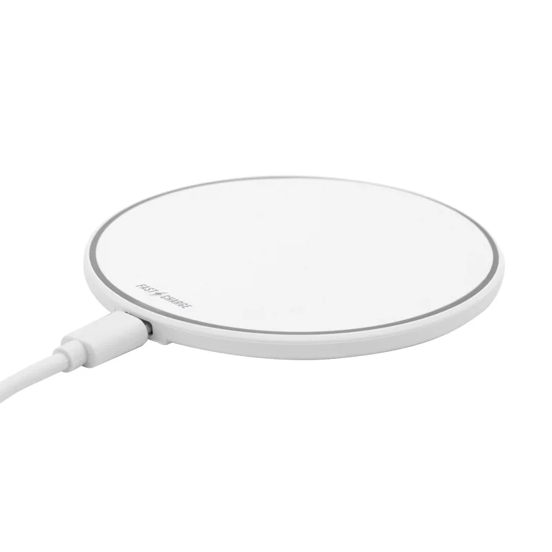 Cargador inalámbrico Disco con logo para Empresas | Adaptadores y Cargadores | Regalos Corporativos ChilePromo | EC767-01