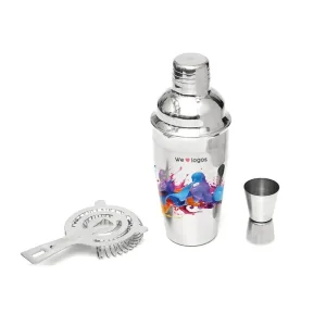 Set de Cocteleria Barman con logo para Empresas | Gourmet y Sommelier | Regalos Corporativos ChilePromo | 128-04