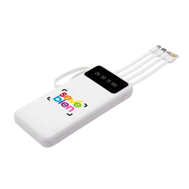 PowerBank multipuerto Michigan con logo para Empresas | Power Banks | Regalos Corporativos ChilePromo | EC768-01