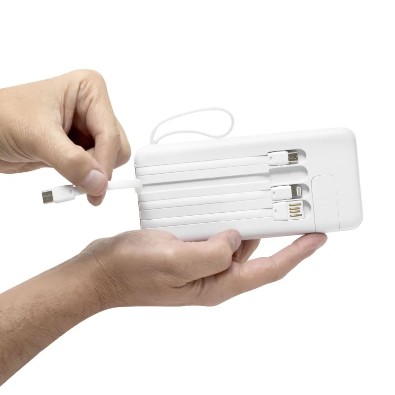 PowerBank multipuerto Michigan con logo para Empresas | Power Banks | Regalos Corporativos ChilePromo | EC768-01