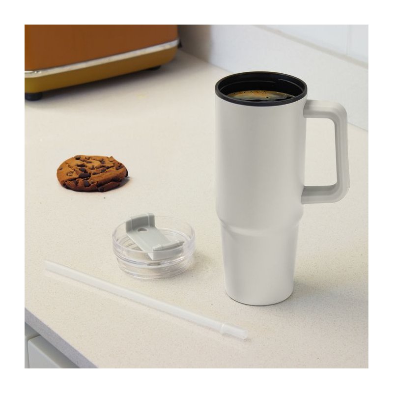 Mug Mega 880 ml, Color Gris Claro, vista 2 de 7