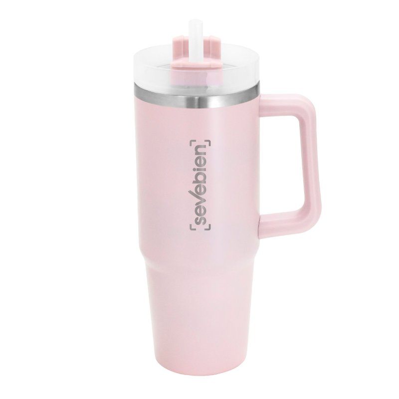 Mug Térmico Magno, Color Rosa, vista 3 de 7