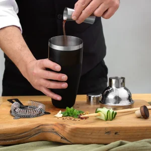 Set de coctelería Bartender Kit Yeikit con logo para Empresas | Gourmet y Sommelier | Regalos Corporativos ChilePromo | T707-01