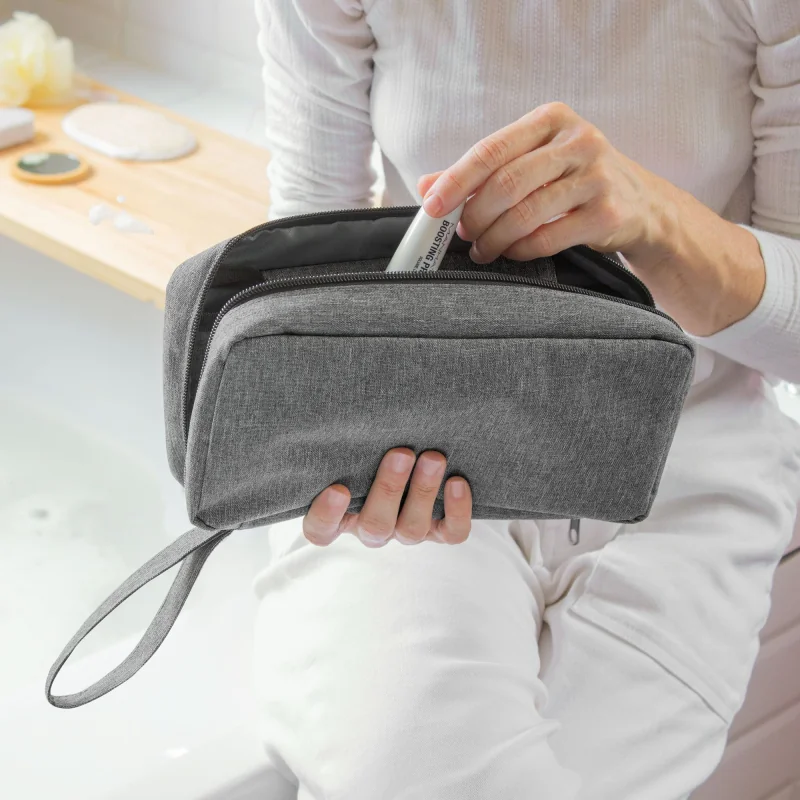 Necessaire Organizador Petunia con logo corporativo personalizado - Regalos Día del Trabajador 2026 - Venta Mayorista de Neceser