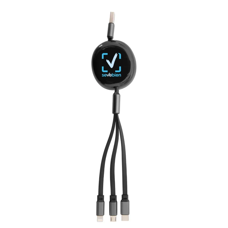 Cable Multicargador Jack con logo para Empresas | Adaptadores y Cargadores | Regalos Corporativos ChilePromo | EC775-01