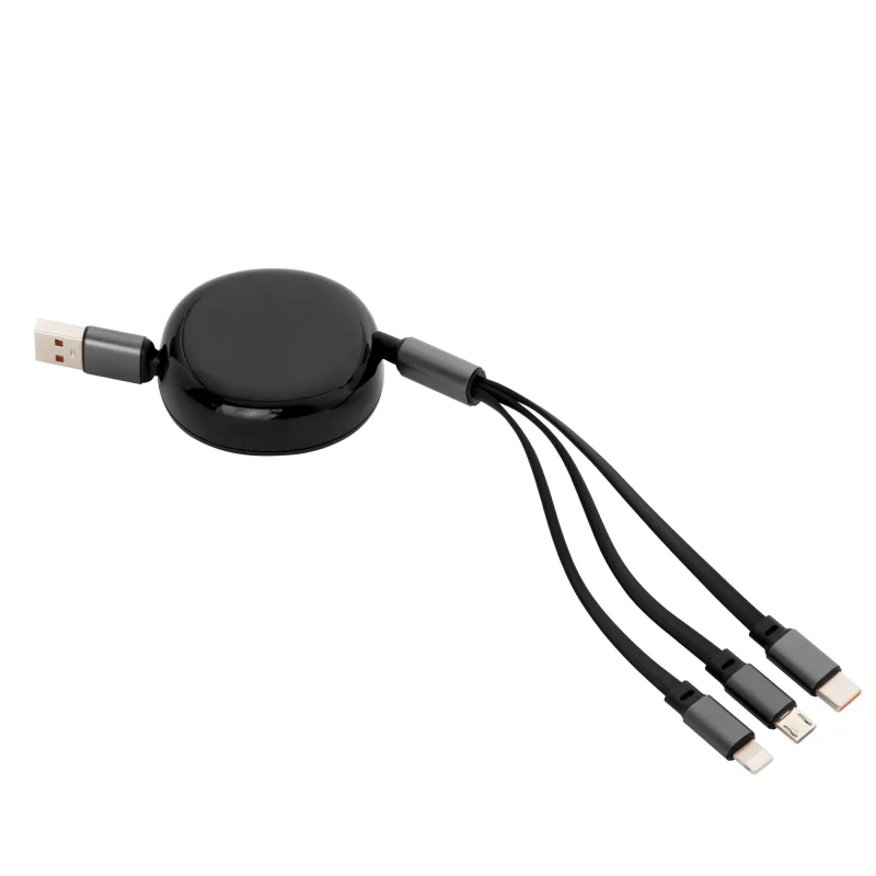 Cable Multicargador Jack con logo para Empresas | Adaptadores y Cargadores | Regalos Corporativos ChilePromo | EC775-01