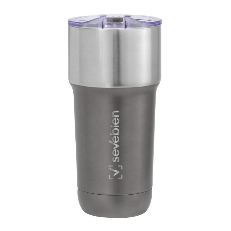 Mug Térmico Torch, Color Gris, vista 3 de 5