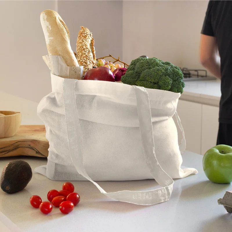 Bolsa de Algodón Coti con logo corporativo personalizado - Regalos Día del Trabajador 2026 - Venta Mayorista de Bolsas Personali