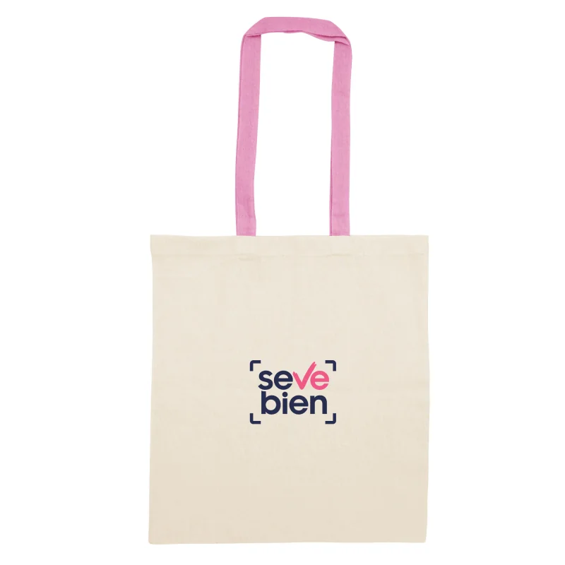 Bolsa de Algodón Donna, Color Rosa, vista 4 de 5