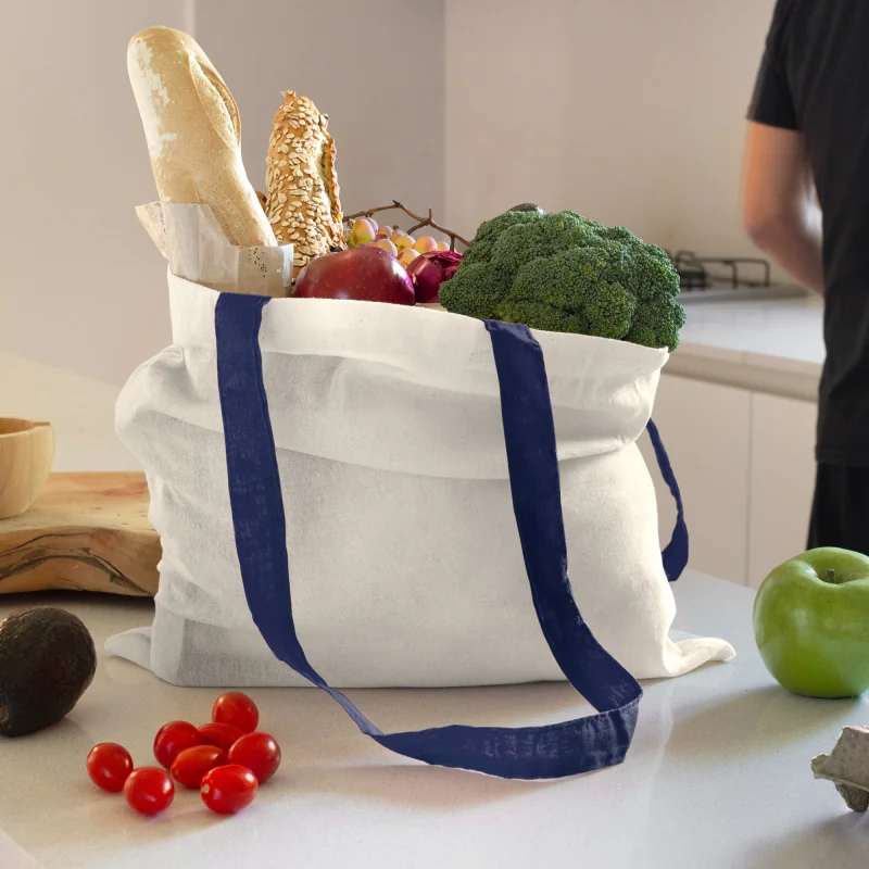 Bolsa de Algodón Donna, Color Navy Blue, vista 3 de 5