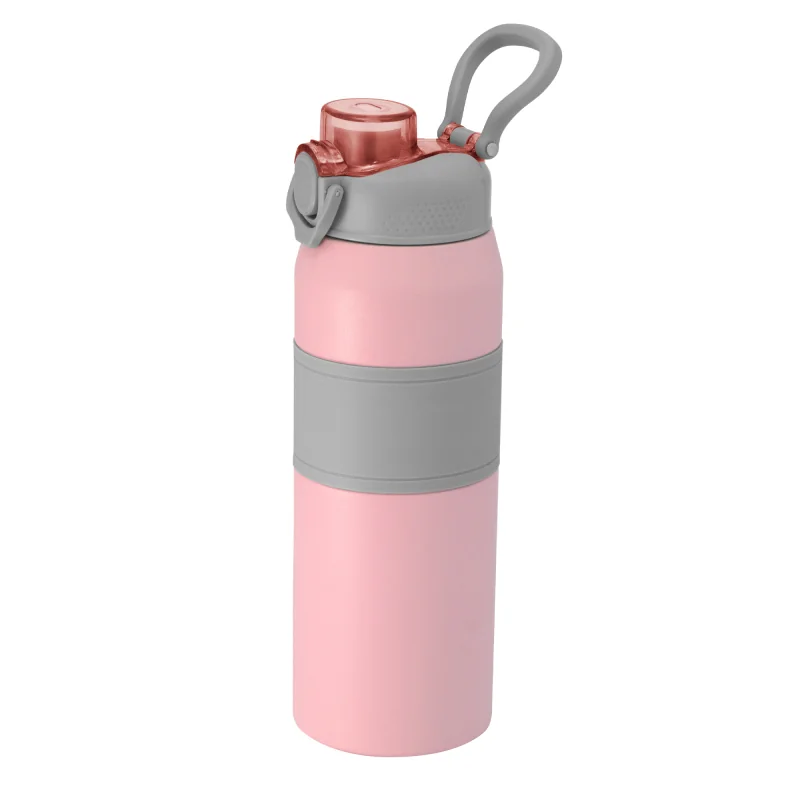 Botella Térmica Push, Color Rosa, vista 5 de 8