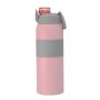 Botella Térmica Push, Color Rosa