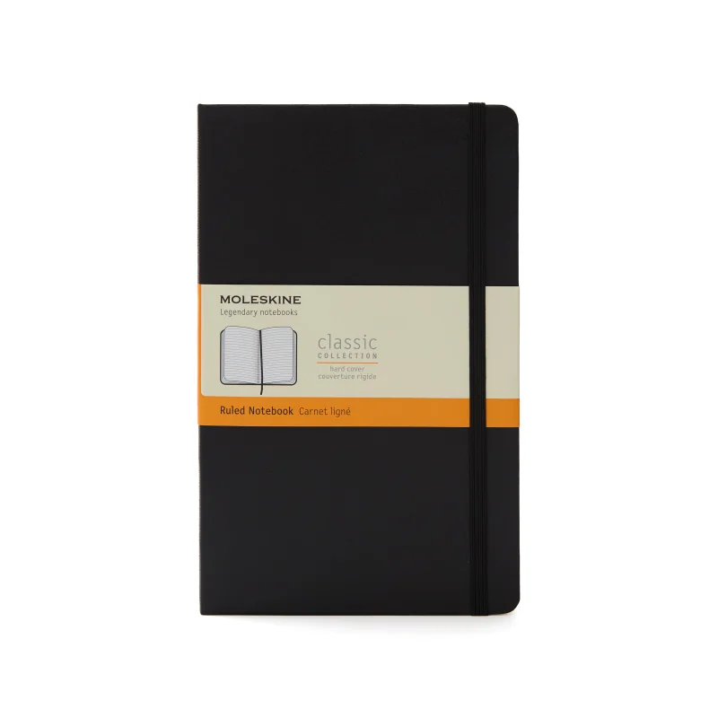 Cuaderno Moleskine Classic LG con logo corporativo personalizado - Regalos Día del Trabajador 2026 - Venta Mayorista de Libretas