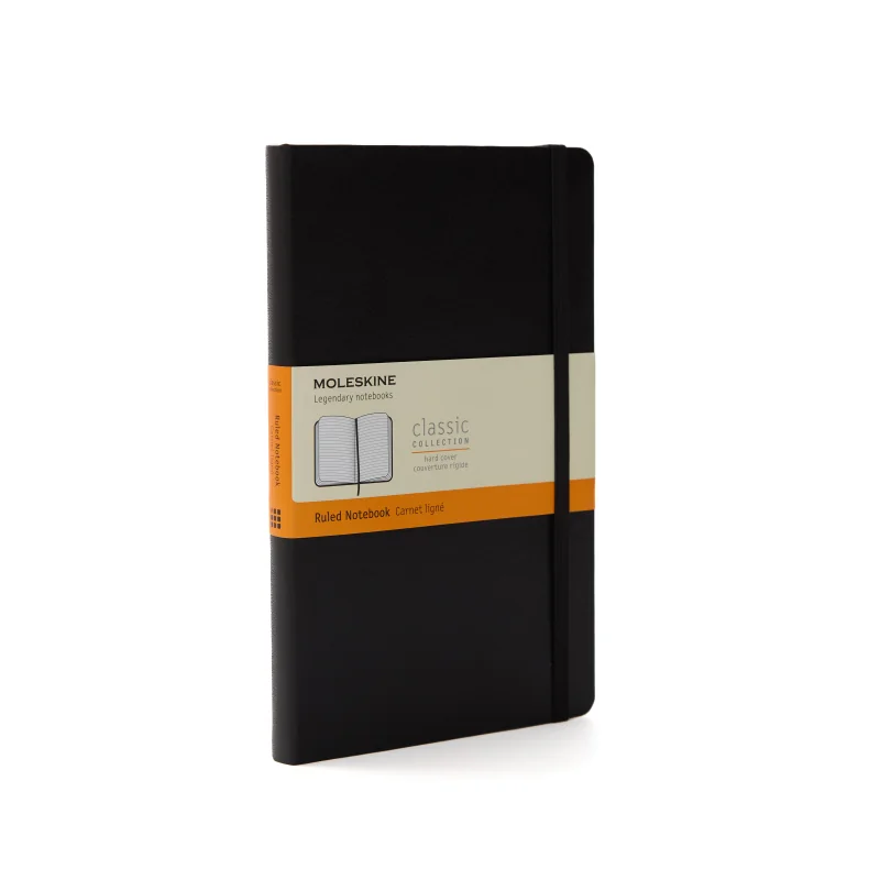 Cuaderno Moleskine Classic LG con logo corporativo personalizado - Regalos Día del Trabajador 2026 - Venta Mayorista de Libretas