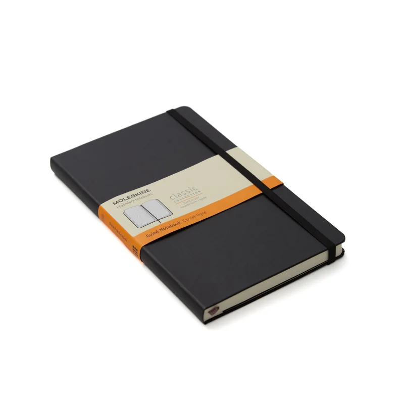 Cuaderno Moleskine Classic LG con logo corporativo personalizado - Regalos Día del Trabajador 2026 - Venta Mayorista de Libretas