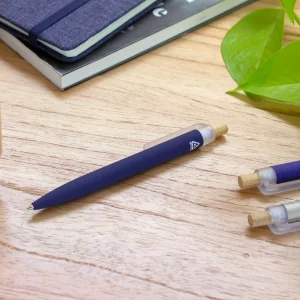 Bolígrafo de Aluminio y Bambú Balu con Logo | Regalos Corporativos | Venta por Mayor | ChilePromo