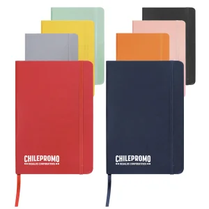 Libreta Mediana Tapa Dura con logo para Empresas | Libretas y Cuadernos | Regalos Corporativos ChilePromo | T723-01