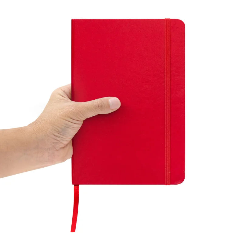 Libreta Mediana Tapa Dura con logo corporativo personalizado - Regalos Día del Trabajador 2026 - Venta Mayorista de Libretas y C