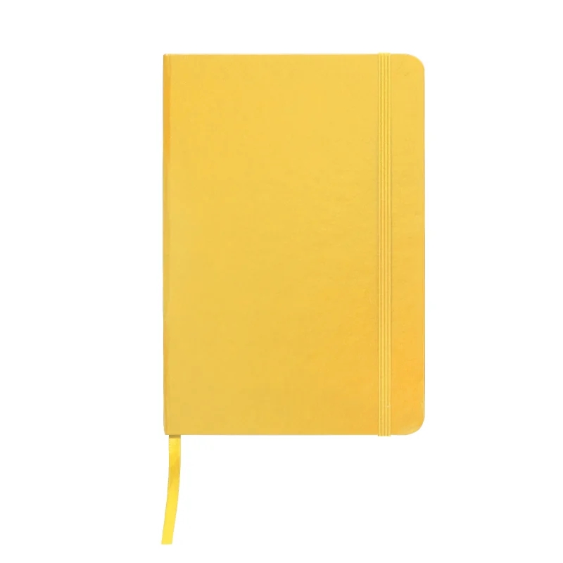 Libreta Mediana Tapa Dura, Color Amarillo, vista 4 de 7