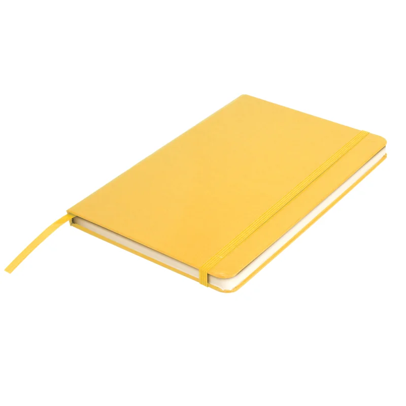 Libreta Mediana Tapa Dura, Color Amarillo, vista 5 de 7