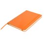Libreta Mediana Tapa Dura, Color Naranja