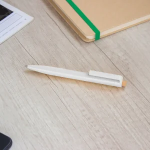 Bolígrafo Loren de ABS Reciclado y Bambú con logo corporativo personalizado - Regalos Día del Trabajador 2026 - Venta Mayorista 