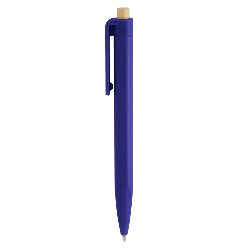 Bolígrafo Loren de ABS Reciclado y Bambú, Color Royal Blue
