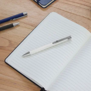 Bolígrafo Switch de Aluminio - Tinta Azul con logo corporativo personalizado - Regalos Día del Trabajador 2026 - Venta Mayorista