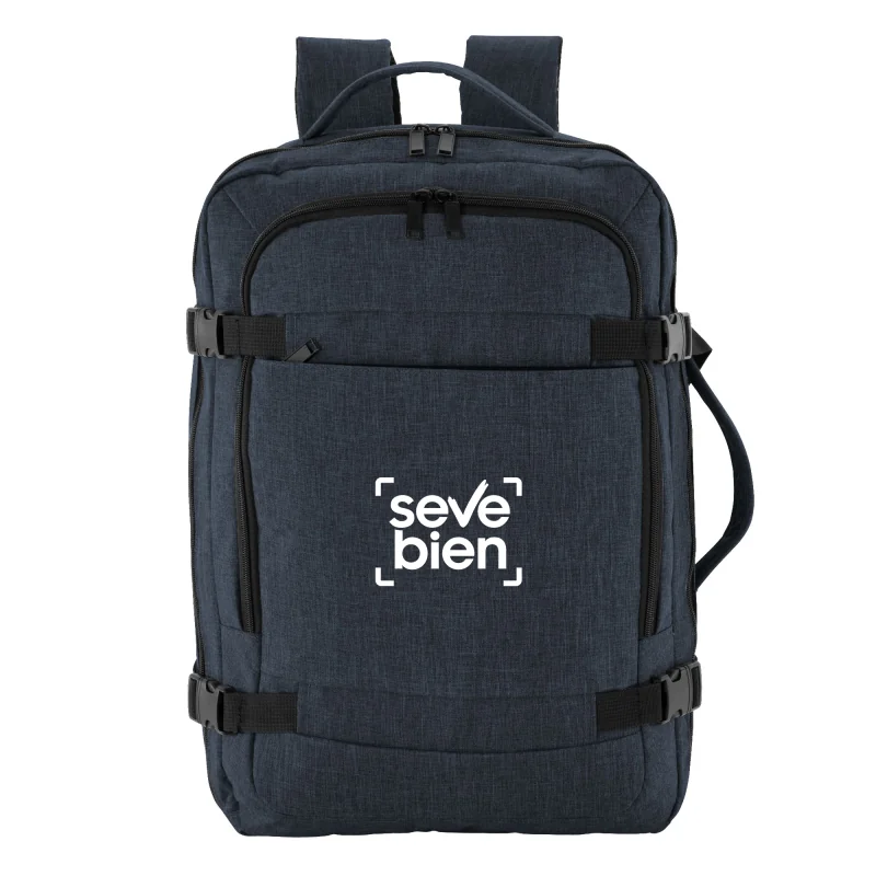 Mochila Munich Carry On Porta Notebook 17", Color Azul, vista 3 de 13