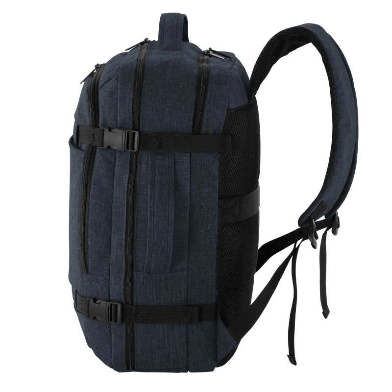 Mochila Munich Carry On Porta Notebook 17", Color Azul, vista 5 de 13