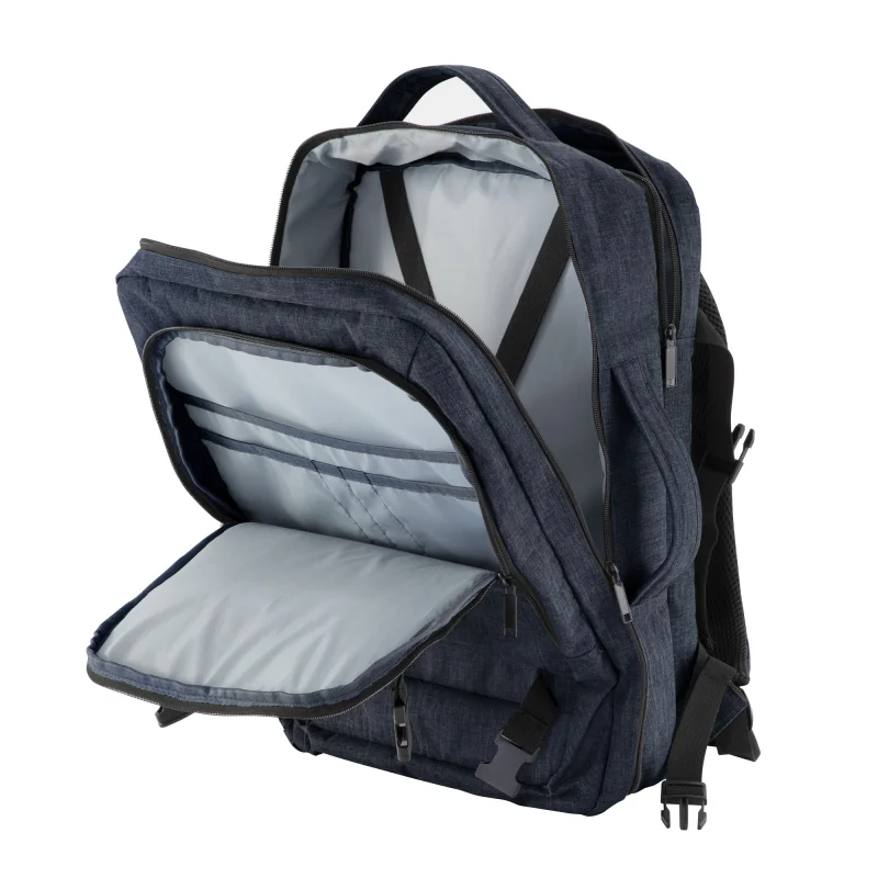 Mochila Munich Carry On Porta Notebook 17", Color Azul, vista 7 de 13