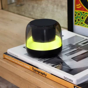 Parlante Bluetooth Fonola - Sonido 360 y Luces LED con logo corporativo personalizado - Regalos Día del Trabajador 2026 - Venta 