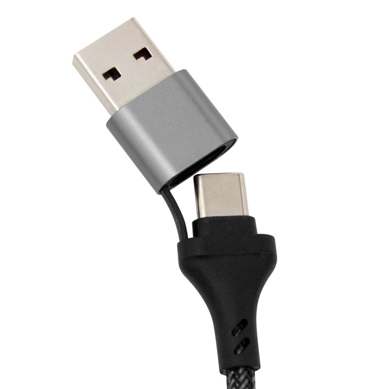 Cable de Carga Rápida Spidy - Multi 3 en 1 con logo personalizado - Regalos día del Padre | Exponor - Venta Mayorista de Adaptad
