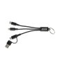 Cable de Carga Unikey Llavero - USB-C y Lightning con logo personalizado - Regalos día del Padre | Exponor - Venta Mayorista de 