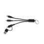 Cable de Carga Unikey Llavero - USB-C y Lightning con logo personalizado - Regalos día del Padre | Exponor - Venta Mayorista de 