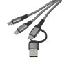 Cable de Carga Unikey Llavero - USB-C y Lightning, Color Gris, vista 7 de 7