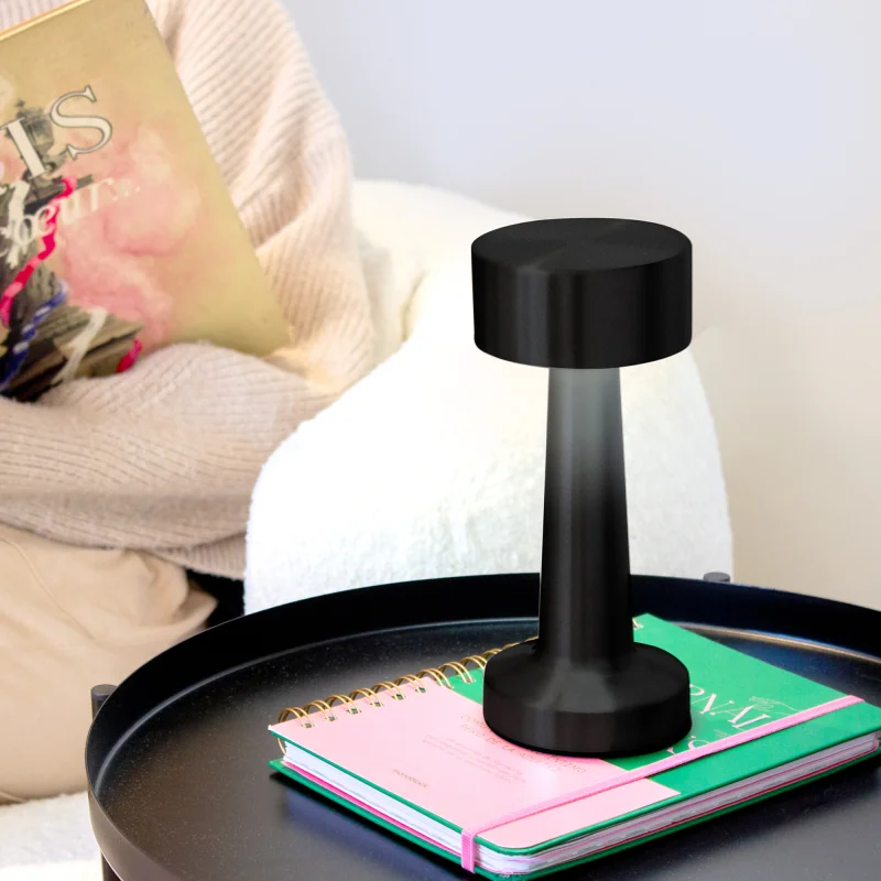 Lámpara LED Dambel Táctil - Recargable 3 Modos con logo corporativo personalizado - Regalos Día del Trabajador 2026 - Venta Mayo