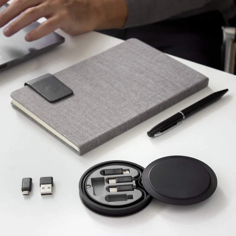 Cable de Carga Nexo 60W - Kit Multipuerto Pro con logo - Regalos día del Padre | Exponor - Venta Mayorista de Adaptadores y Carg