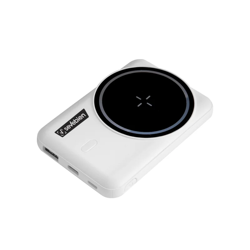 Power Bank Oslo Inalámbrico 5000mAh Magnético con logo corporativo personalizado - Regalos Día del Trabajador 2026 - Venta Mayor