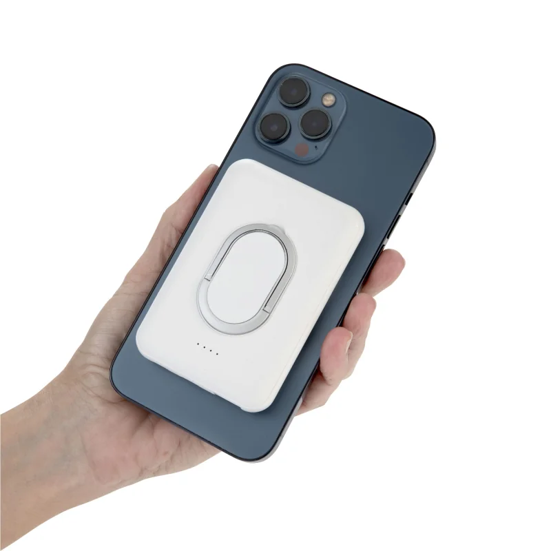 Power Bank Oslo Inalámbrico 5000mAh Magnético con logo corporativo personalizado - Regalos Día del Trabajador 2026 - Venta Mayor