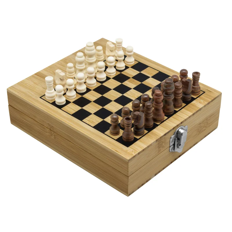 Set de Juegos Pokada - Ajedrez, Póker y Dados con logo personalizado - Regalos día del Padre | Exponor - Venta Mayorista de Hoga
