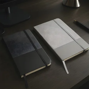 Libreta Gam Bicolor - Cuaderno Corporativo A5 con logo corporativo personalizado - Regalos Día del Trabajador 2026 - Venta Mayor