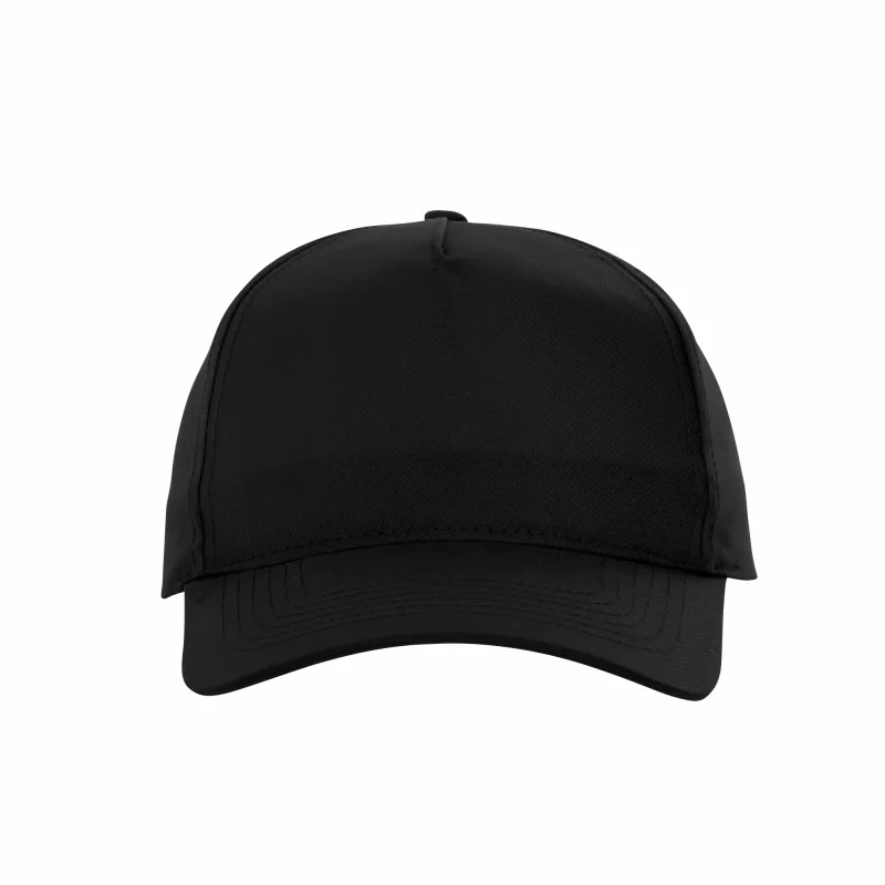 Gorra Penta de Poliéster con Cierre de Velcro, Color Negro, vista 6 de 10