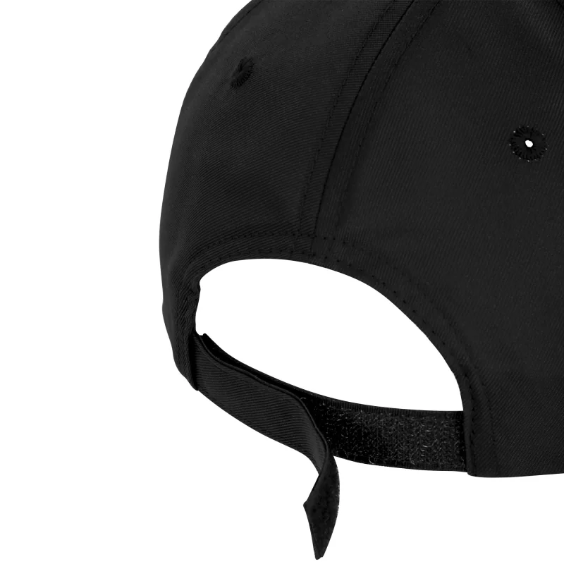 Gorra Penta de Poliéster con Cierre de Velcro, Color Negro, vista 9 de 10