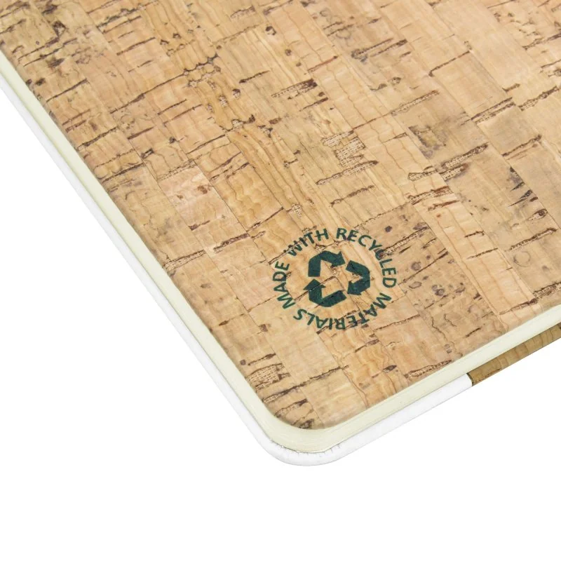 Libreta Marroquí Ecológica Corcho A5 con logo - Regalos día del Padre | Exponor - Venta Mayorista de Libretas y Cuadernos
