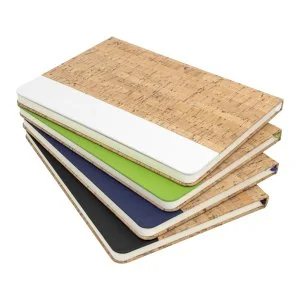 Libreta Marroquí Ecológica Corcho A5 con logo - Regalos día del Padre | Exponor - Venta Mayorista de Libretas y Cuadernos