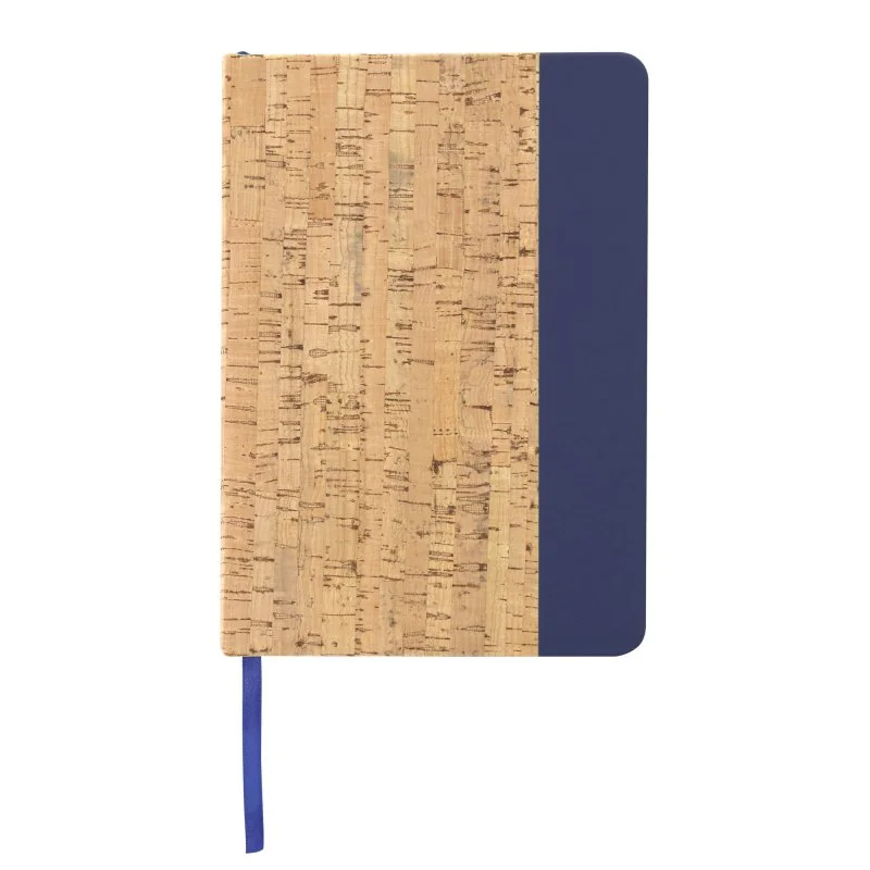 Libreta Marroquí Ecológica Corcho A5, Color Azul
