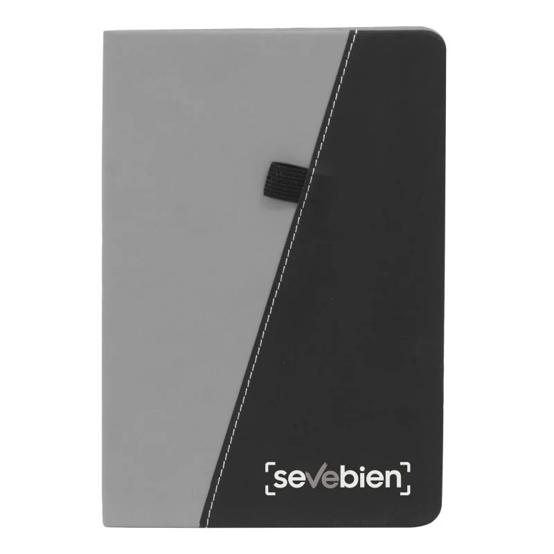 Libreta Trek Bicolor con Portalápices con logo personalizado - Regalos día del Padre | Exponor - Venta Mayorista de Libretas y C