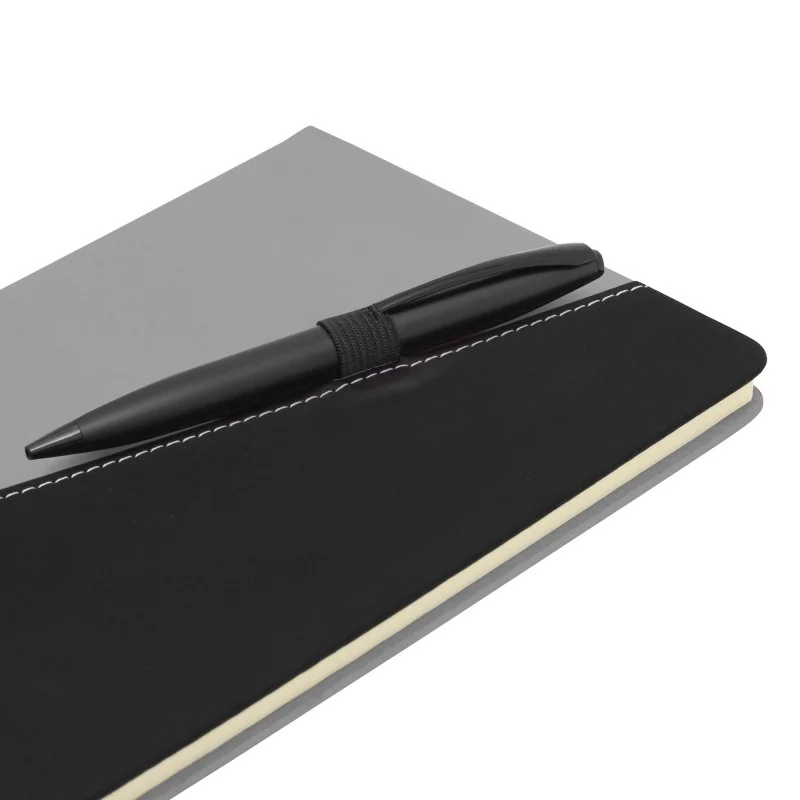 Libreta Trek Bicolor con Portalápices con logo personalizado - Regalos día del Padre | Exponor - Venta Mayorista de Libretas y C